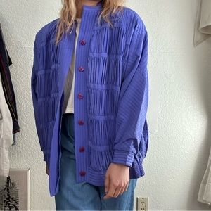 Vintage Textured Silk Jacket
